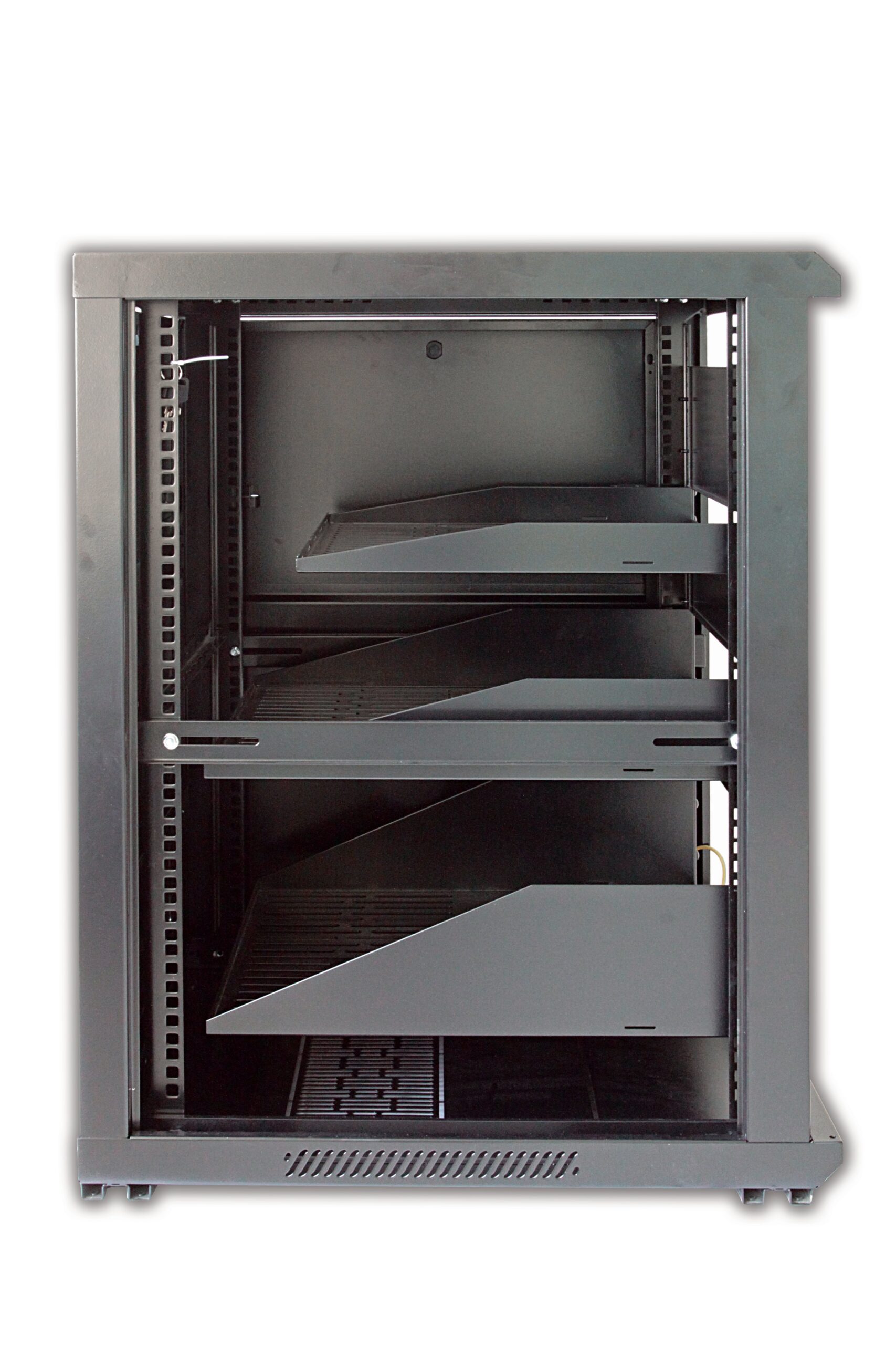 Armadio Rack 19'' 600x600 15U per Audio Video Nero - immagine 8