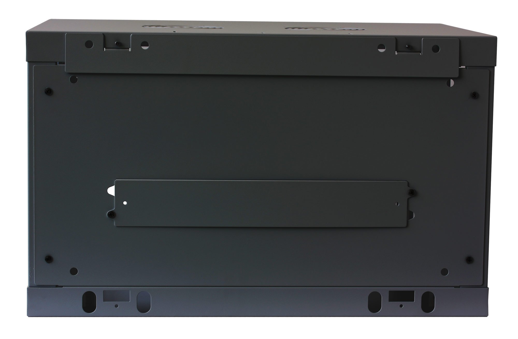 Armadio Rack 19'' a muro 9 unità sezione unica prof. 600mm Nero - immagine 9
