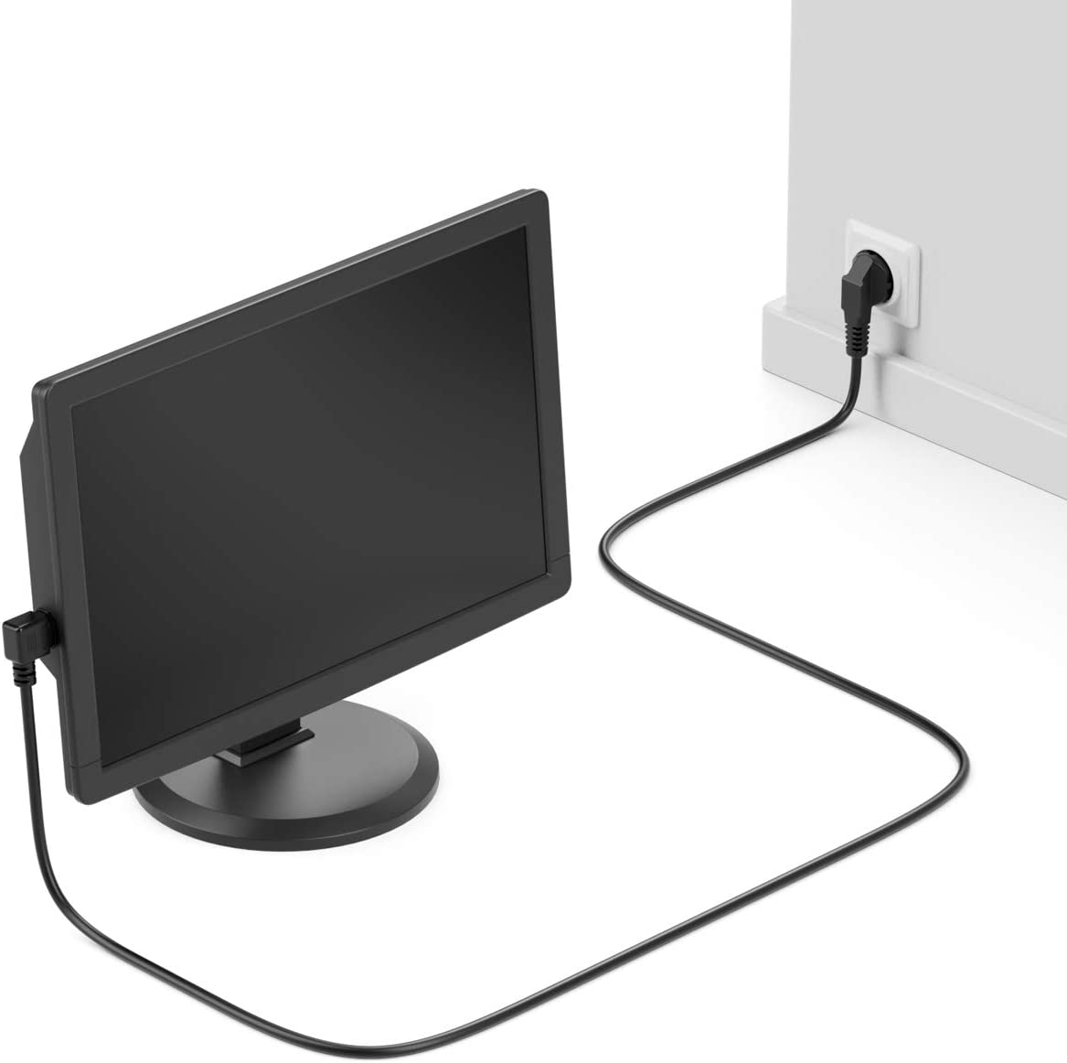 Cavo alimentazione C13 Angolato a Schuko Angolato 5 m - immagine 6