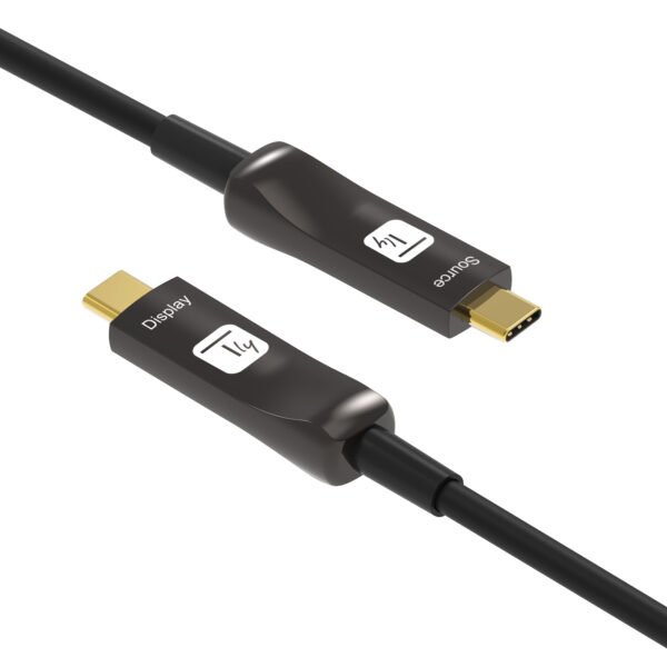 Cavo Audio/Video Ottico Attivo USB-C™ M/M AOC Fibra Ottica 4K 20m - immagine 7