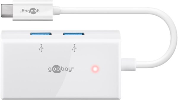 Hub USB-C SuperSpeed 2 USB 3.0 e RJ-45 Gigabit - immagine 7