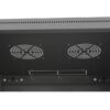 Armadio Rack 19'' a muro 15 unità sezione unica prof. 450mm Nero - immagine 8