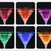 Confezione da 6 Bicchieri da Cocktail con 6 Colorazioni LED - immagine 7