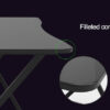 Scrivania Gaming Ergonomica Tavolo da Gioco per PC 110 cm Nero - immagine 8