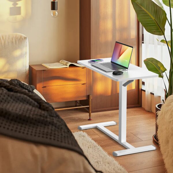 Sit-Stand Scrivania Compatta Postazione di Lavoro con Altezza Regolabile - immagine 7