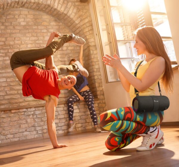 Cassa Bluetooth Altoparlante Speaker Waterproof IPX6 Luce LED, BT-X56 - immagine 8