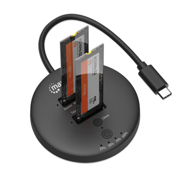 Docking Station Dual-Bay M.2 NVMe Clone SSD - immagine 7