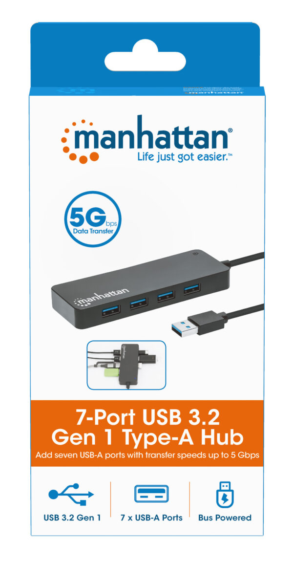 Hub USB-A 3.2 Gen1 7 Porte USB-A - immagine 8