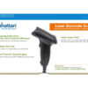 Lettore Laser Barcode USB Nero - immagine 8