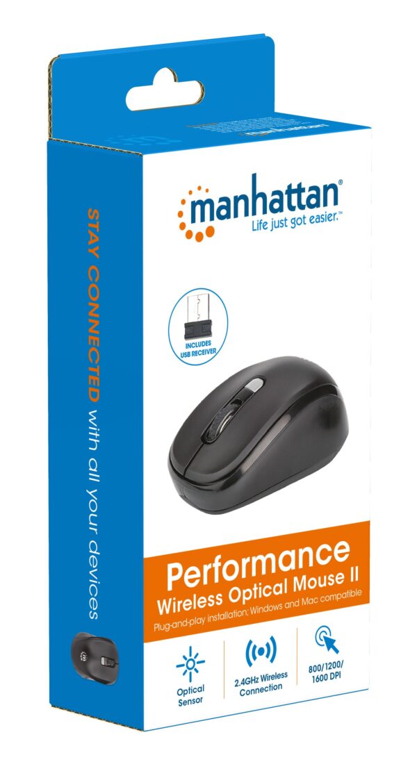 Mouse Ottico Wireless Performance II Nero - immagine 8