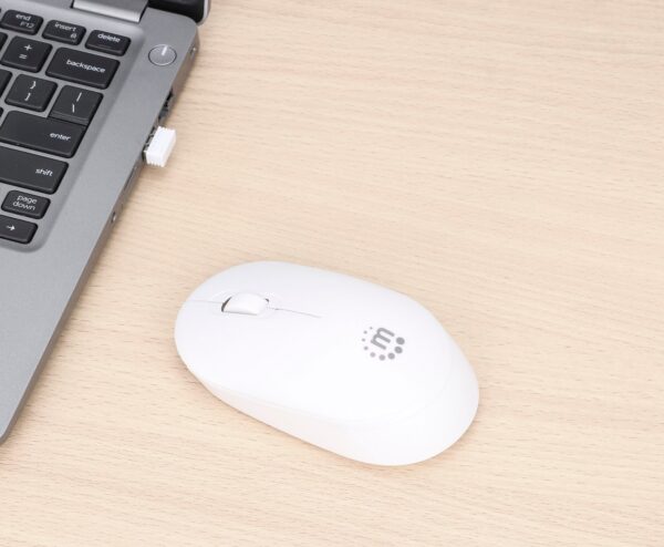 Mouse Ottico USB Wireless Performance III Bianco - immagine 8