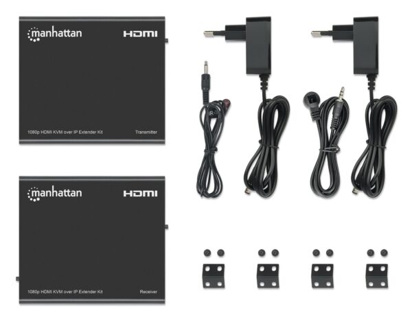 Kit Extender HDMI KVM over IP 1080p fino a 120m - immagine 8
