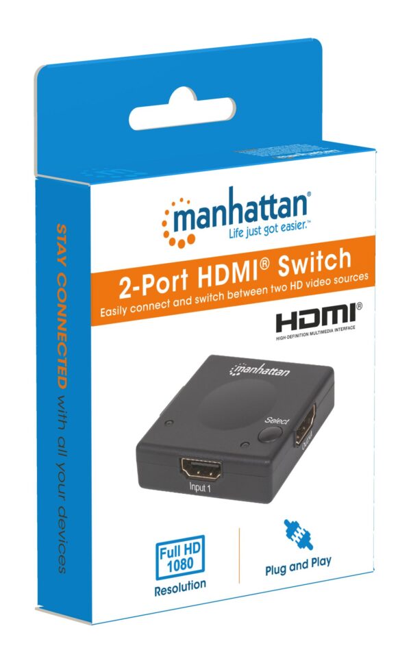 Switch HDMI 2 porte 1080p - immagine 8