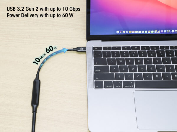 Cavo USB-C™ Maschio/Maschio USB 3.2 Gen2 SuperSpeed 3 metri Nero - immagine 8