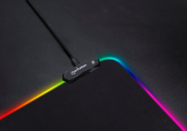 Tappetino Mouse Gaming XXL Illuminazione LED Effetti Luce RGB - immagine 8