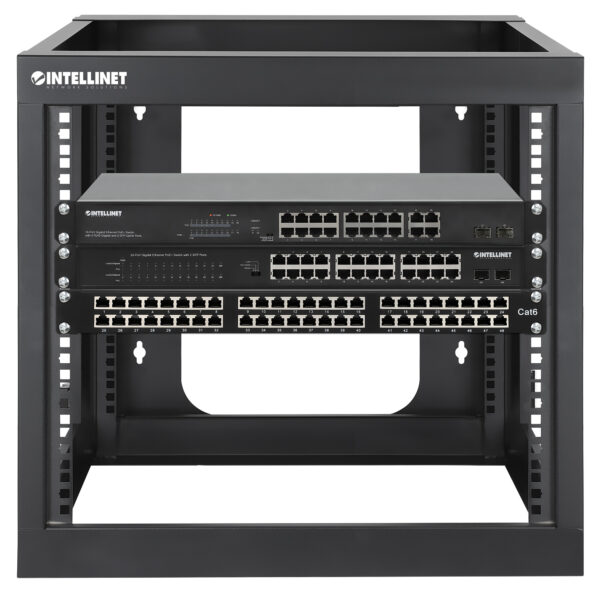 Armadio a Muro 19'' Open Frame 4 Montanti 9U - immagine 8