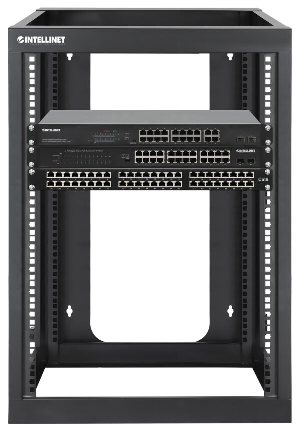 Armadio a Muro 19'' Open Frame 4 Montanti 15U - immagine 8