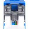 Frutto Keystone Slim Cat.6 per Cavo Rigido con Supporto Punch-Down 25 pz Blu - immagine 7