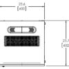Armadio Rack 19'' 600x600 44U per Audio Video Nero - immagine 8