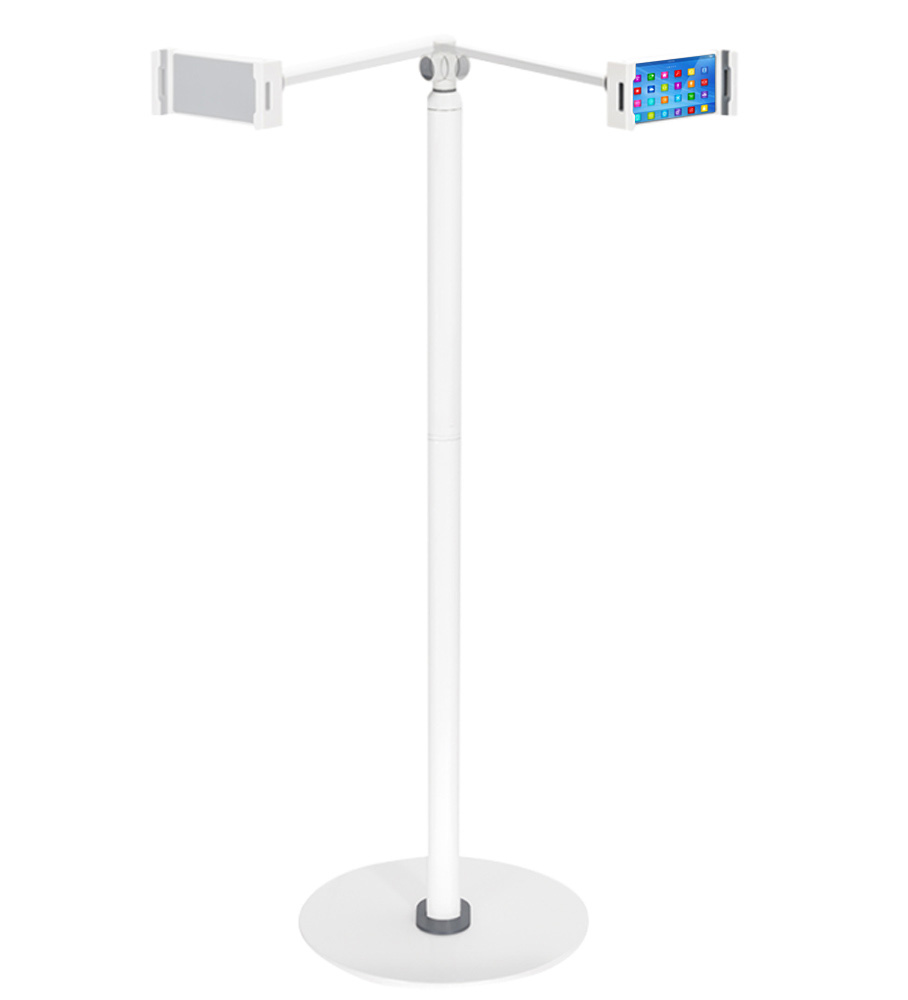 Supporto da Pavimento Inclinabile e Girevole per Dispositivi Mobili da 4.7'' a 12.9'' - immagine 8