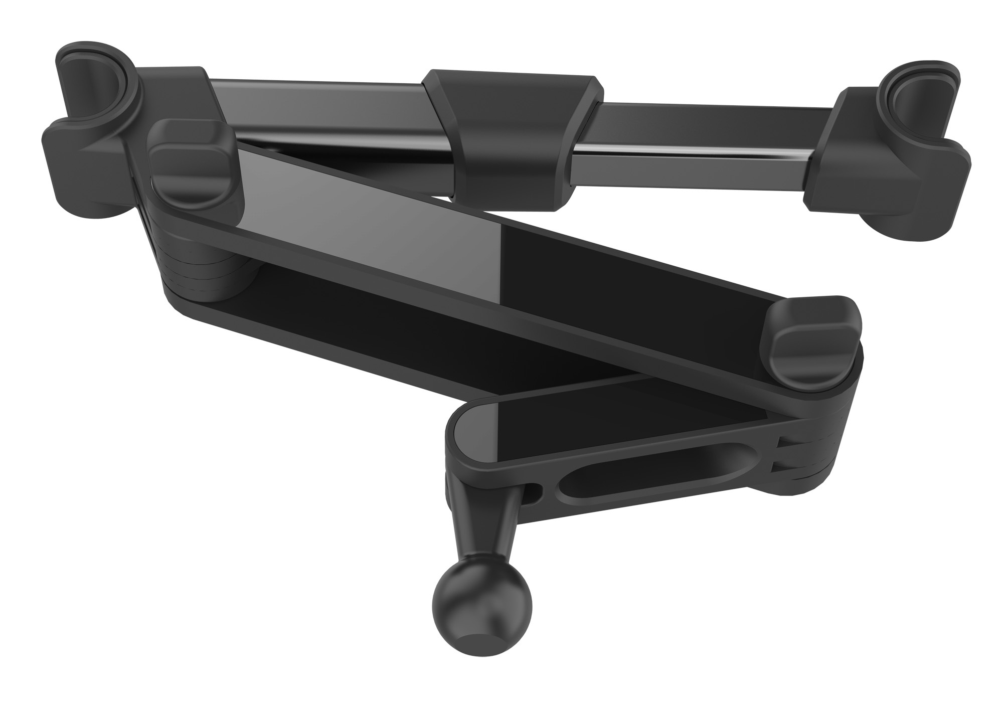 Supporto Tablet Smartphone Estensibile per Poggiatesta auto Rotazione 360° - immagine 8