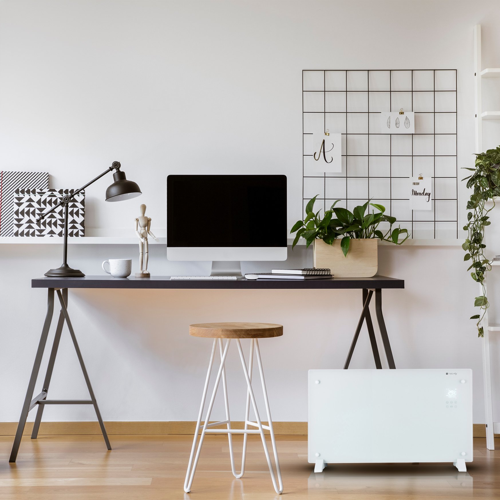 Termoconvettore da Pavimento o da Parete Riscaldatore Elettrico 2000W - immagine 7