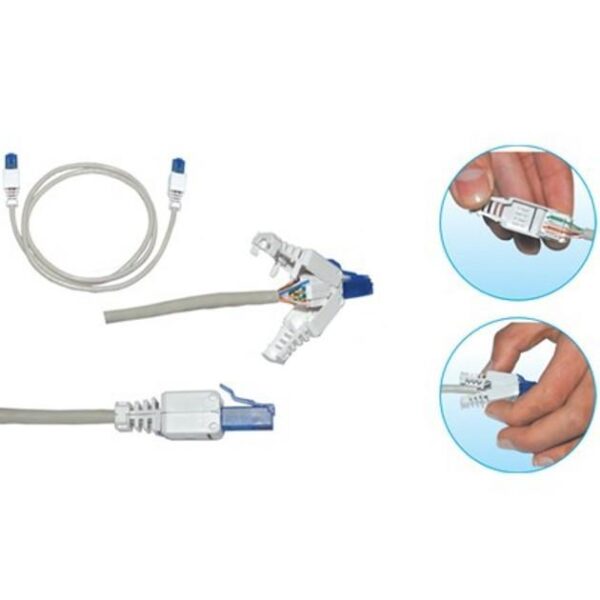 Plug Cat. 5/6 RJ45 Toolless con Copriconnettore - immagine 8