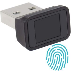 Lettore di Impronte Digitali Fingerprint USB 2.0 con Sensore a 360 gradi