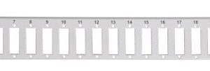 Pannello di distribuzione 24 bussole SC Duplex / LC Quad 1U Grigio