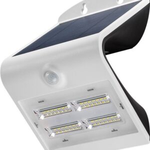 Lampada LED Solare a Muro 3,2W IP65 Sensore di Movimento Bianco