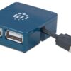 Micro USB Hub 2.0 4 porte, attivo