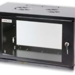 Armadio Rack 19'' a muro 10 unità prof. 400 Nero Assemblato