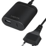 Caricatore USB con porta USB tipo A e USB-C™ cavo 1,5m 12W