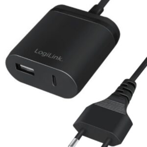 Caricatore USB con porta USB tipo A e USB-C™ cavo 1,5m 12W