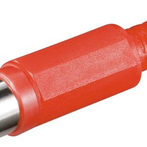 Connettore Audio RCA Maschio in plastica, Rosso