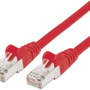 Cavo di rete Patch in rame Cat. 6 Rosso SFTP LSZH 15m