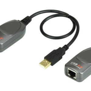 Extender USB su Cavo di rete RJ45 Cat.5e/6 fino 60m, UCE260-AT-G