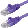 Cavo di rete Patch CCA Cat. 6 Viola UTP 5 m