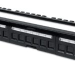 Pannello Patch Modulare 24 Porte Slim 1U Nero