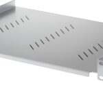 Mensola per Rack 19'' 350 mm 2U Grigia 2 punti
