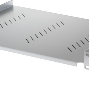 Mensola per Rack 19'' 350 mm 2U Grigia 2 punti