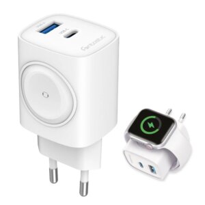 Caricatore Alimentatore GaN 22W da Viaggio Fast Charge USB-A USB-C™ WiGan