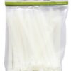 Fascette Fermacavi Riutilizzabili 150x7,6mm in Nylon 100pz Bianco - immagine 3
