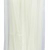 Fascette Fermacavi Riutilizzabili 300x7,6mm in Nylon 100pz Bianco - immagine 3
