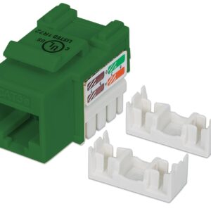 Frutto Keystone RJ45 Cat5e UTP Verde