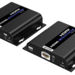 Extender HDMI over IP con PoE IR 4K UHD su Cavo Cat.6 fino a 120m