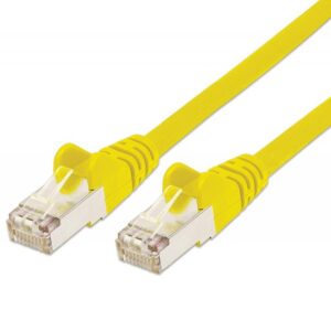 Cavo di rete Patch in rame Cat. 6 Giallo SFTP LSZH 0,25m