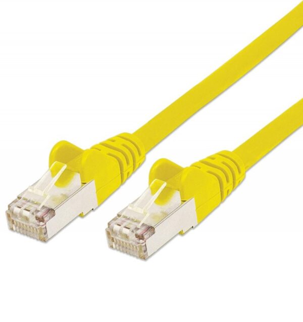 Cavo di rete Patch in rame Cat. 6 Giallo SFTP LSZH 0,25m