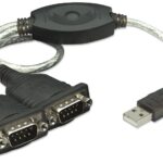 Convertitore da USB a 2 porte seriali