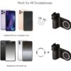 Impugnatura Magnetica per Smartphone con Telecomando Wireless e Luce a 3 Livelli di Luminosità - immagine 9